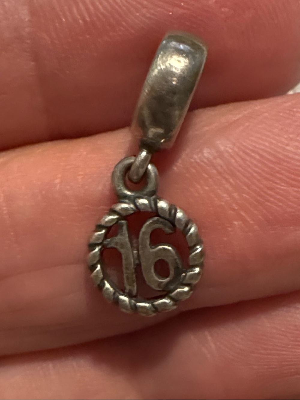 Authentic Pandora Sweet 16 Birthday Dangle Charm